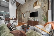 Chic loft w/ gym & rooftop firepit near downtown